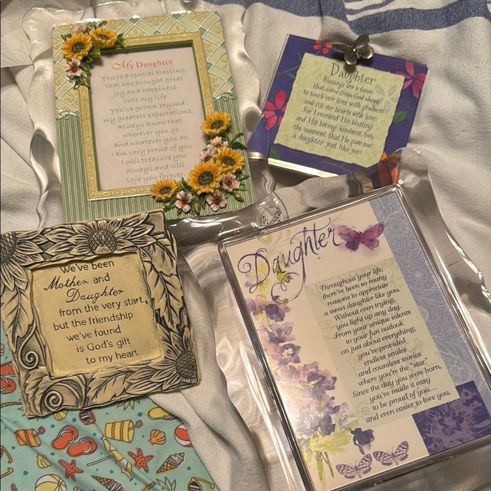 Vibrant Yellow and Purple Accents in Picture Frames